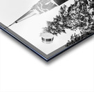 Leglise sous la neige Acrylic print