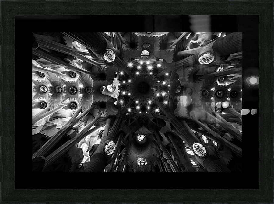 Voute celeste  Celestial Nave Picture Frame print