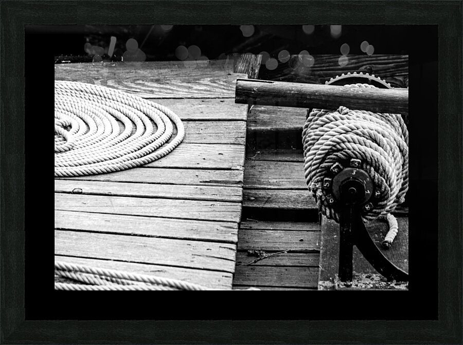 Gabare sur la Loire Picture Frame print