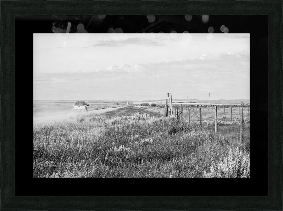 Sur la route Saskatchewan Picture Frame print