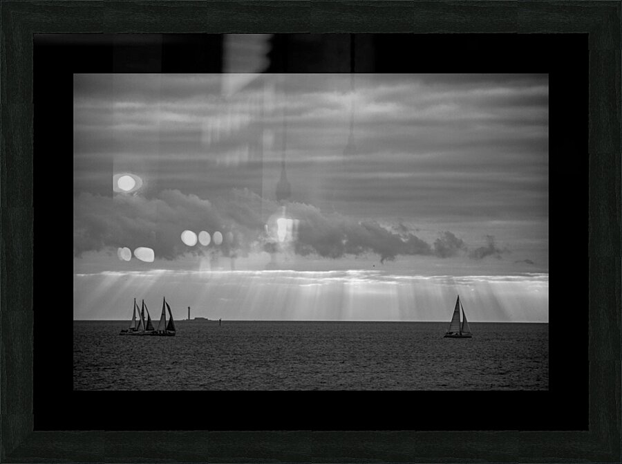 Sur la mer Mediterranee Picture Frame print