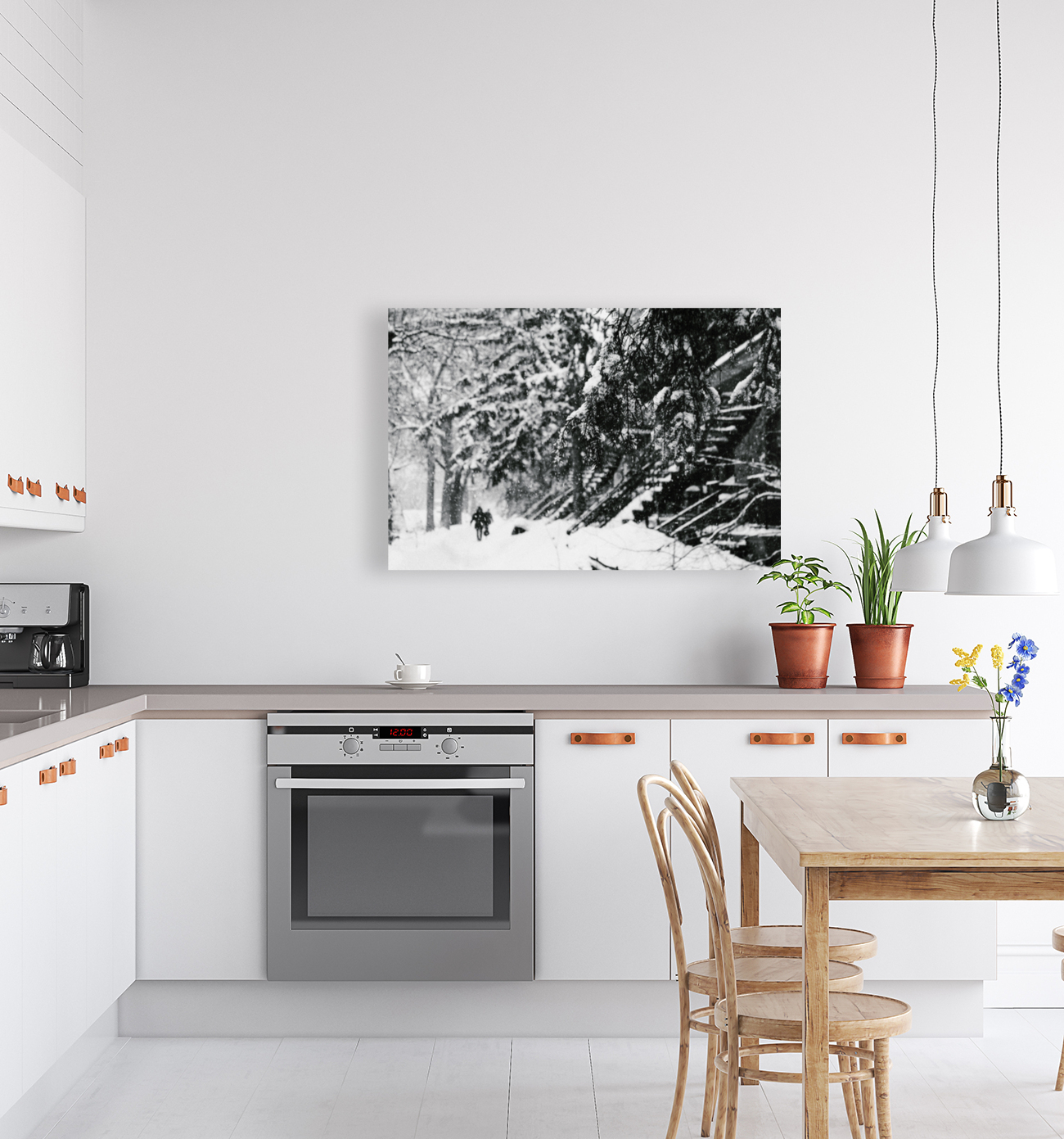 Dans la neige de Montreal Reproduction