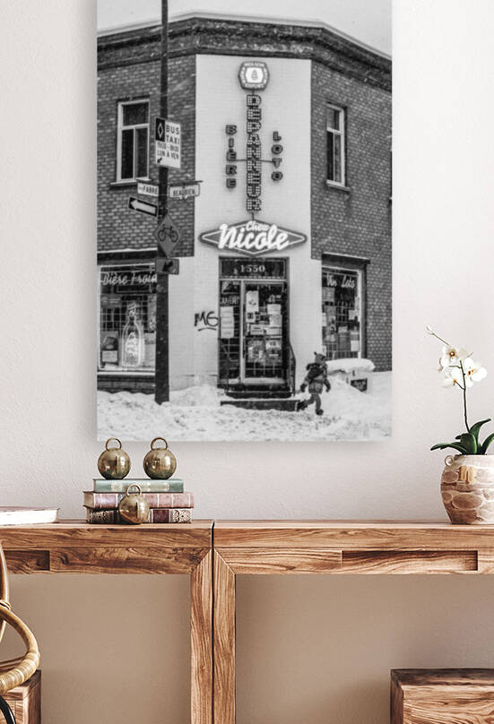 Hiver rue Beaubien by Sara Teinturier   Photographie
