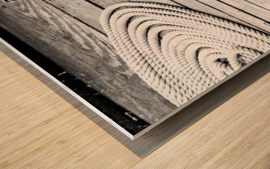 Gabare sur la Loire Wood print