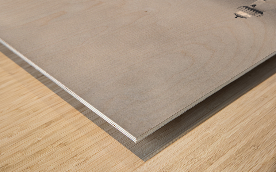 Cap Spear Wood print