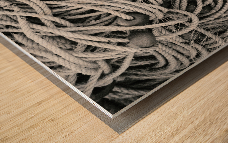 Cordages Wood print