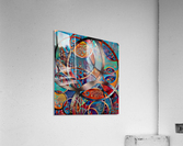 Circular Abstract Composition Acrylic Print
