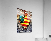 USA Heart Acrylic Print