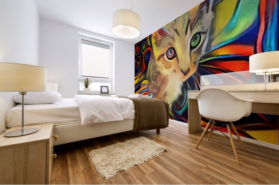Kitten Mural print