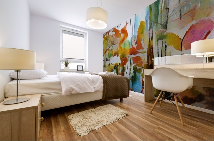 Autumn Forest Mural print