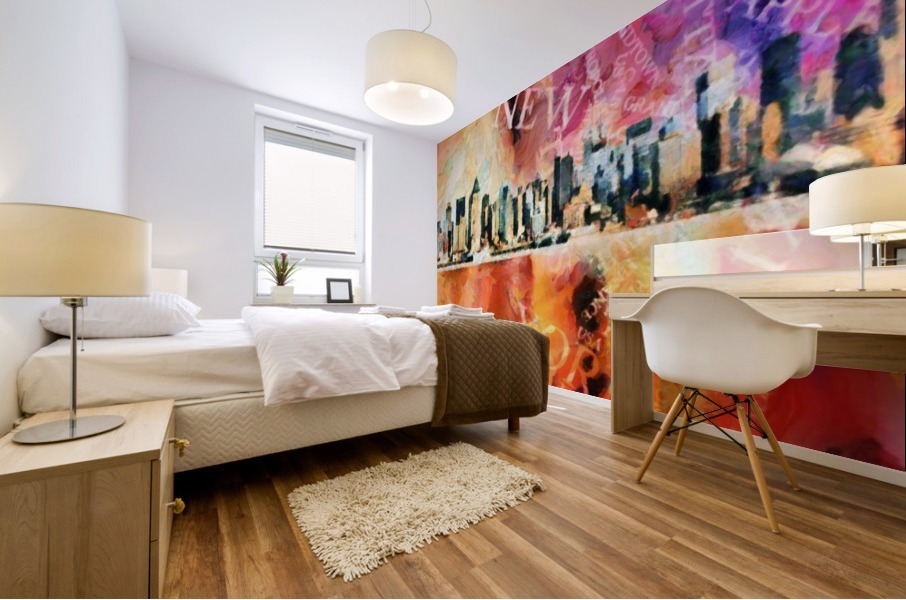New York Mural print