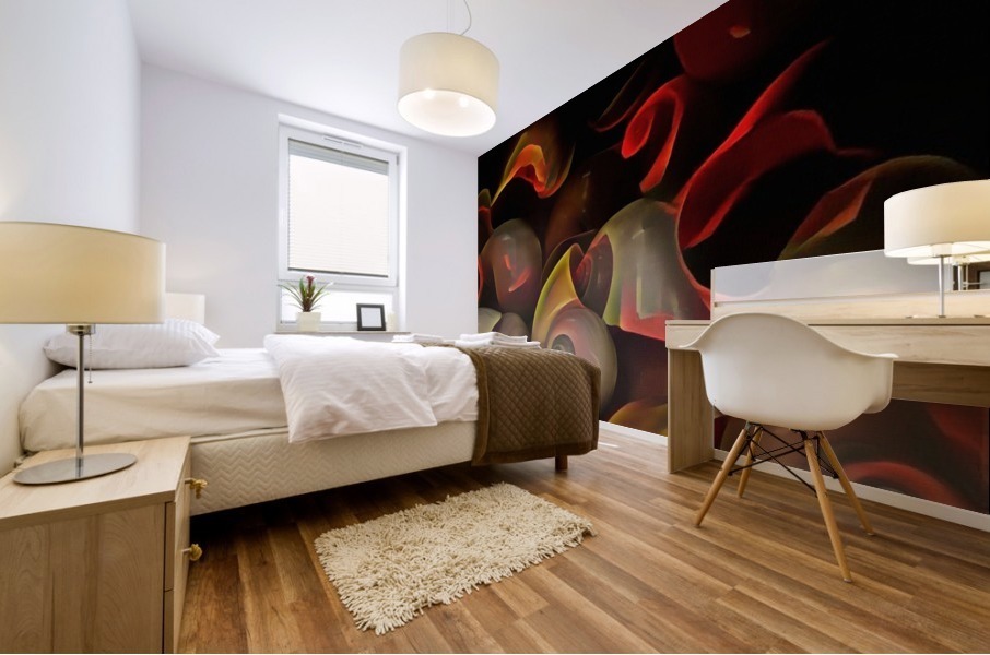 Moon shells Mural print