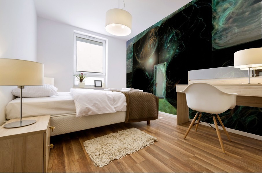 Door to another world Mural print