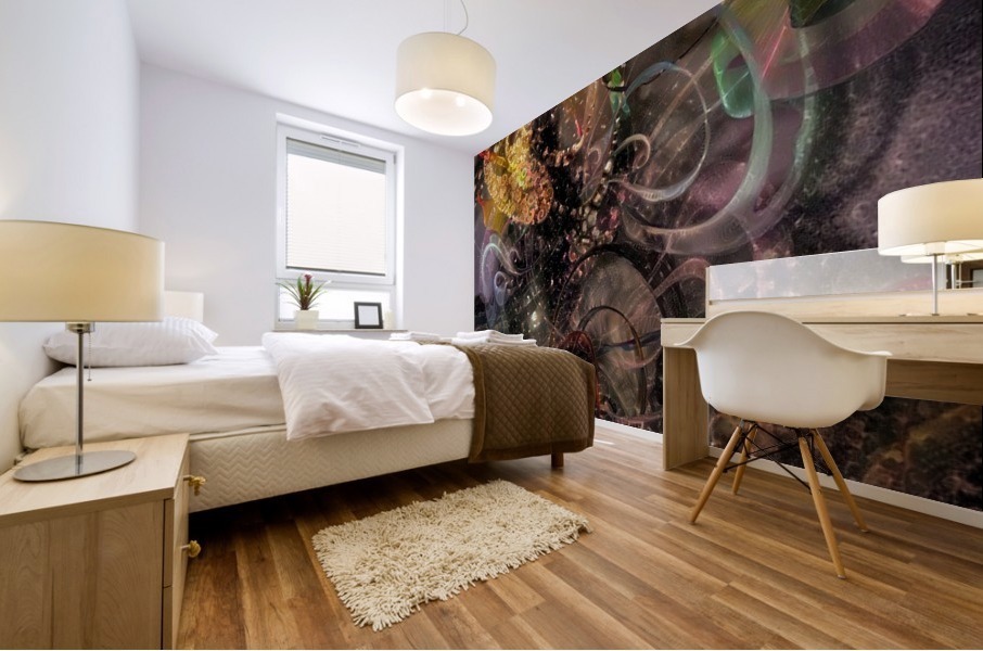 Abstracted Forms Mural print