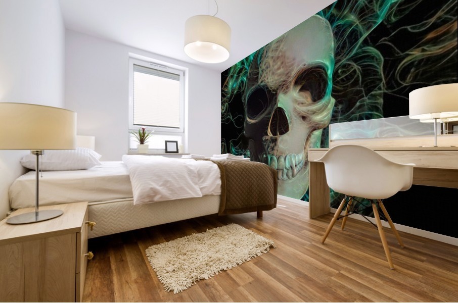 Energy Skull Mural print