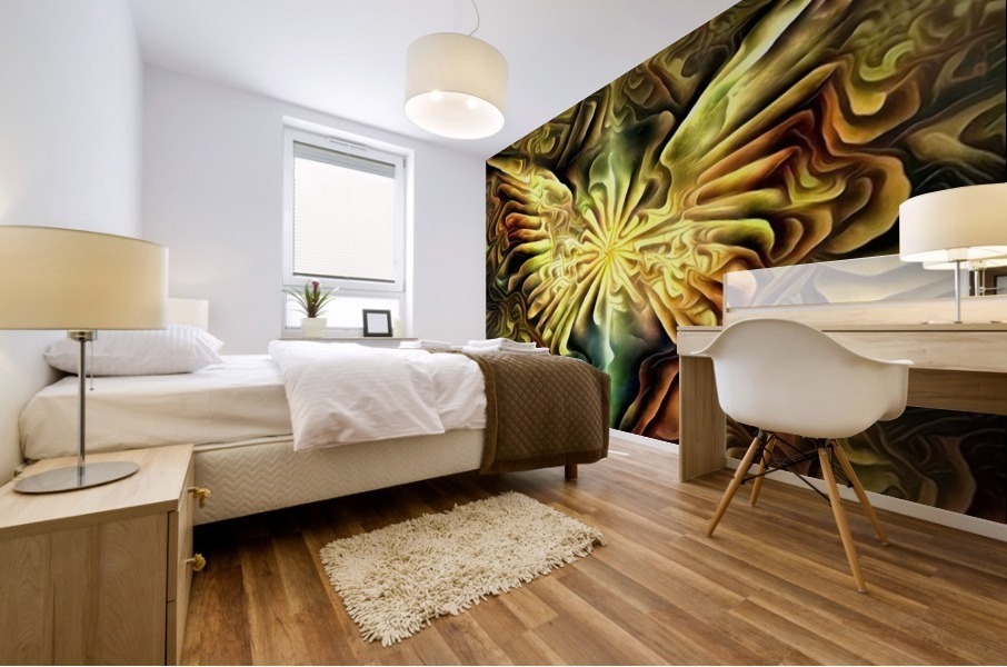 Shining Wings Mural print
