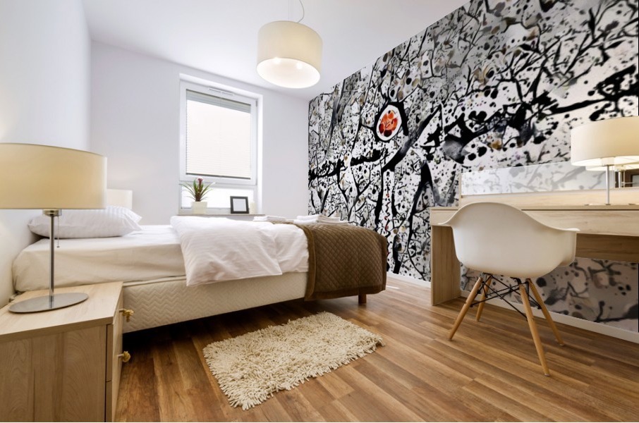 Red Sun Mural print