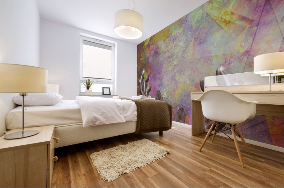Artist Hands Mural print