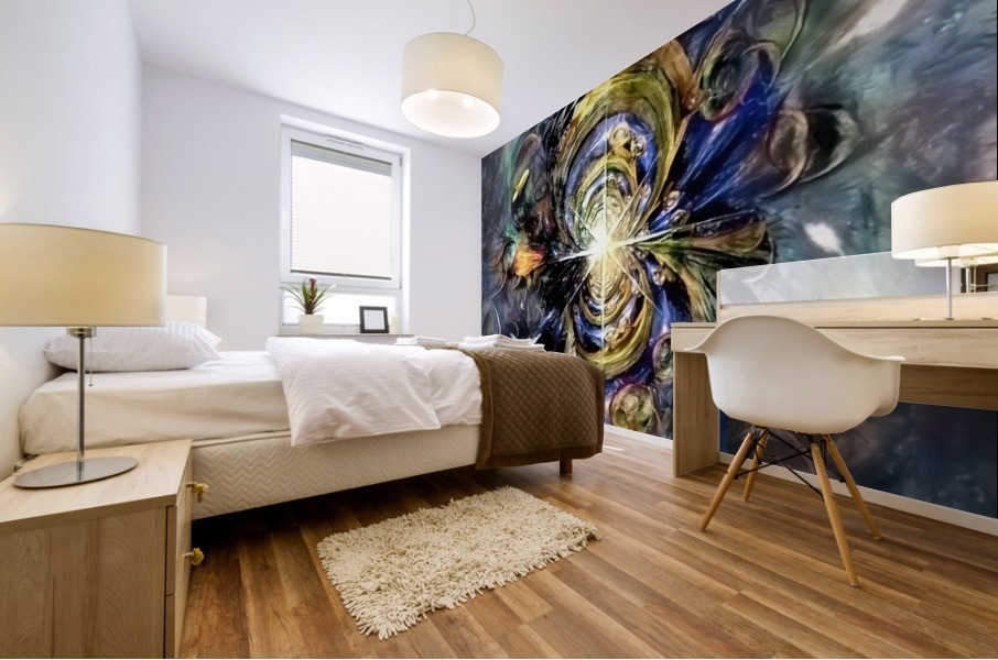 Space Angels Mural print