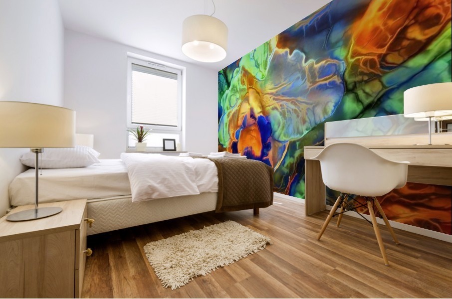 Beautiful Flower Mural print