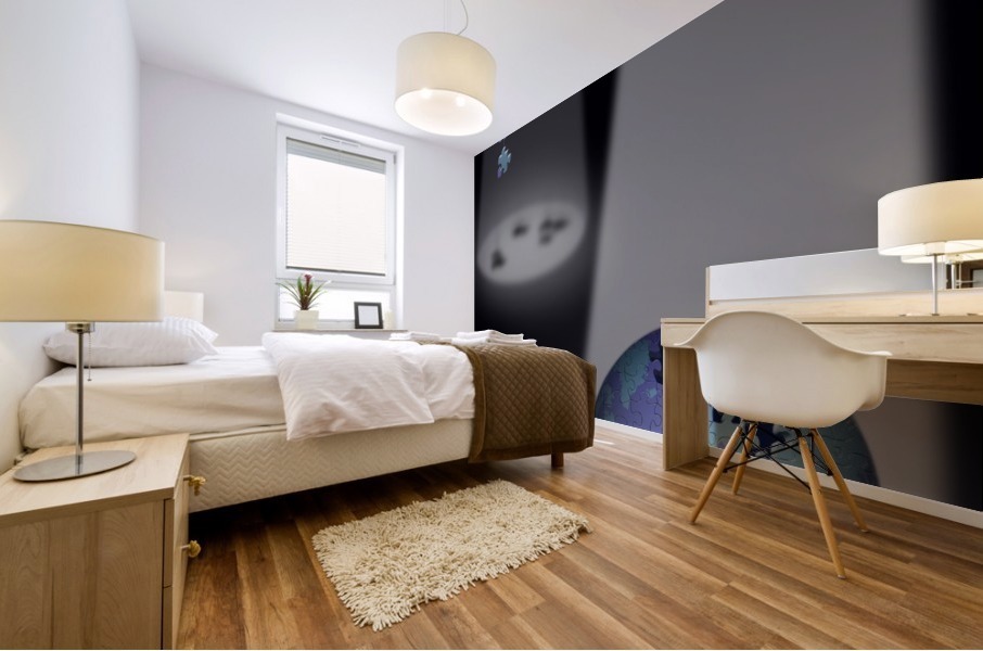 Puzzle World Mural print