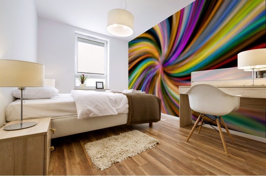 Colorful Vortex Mural print