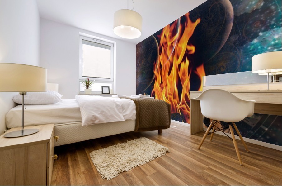 Fire Keeper Mural print