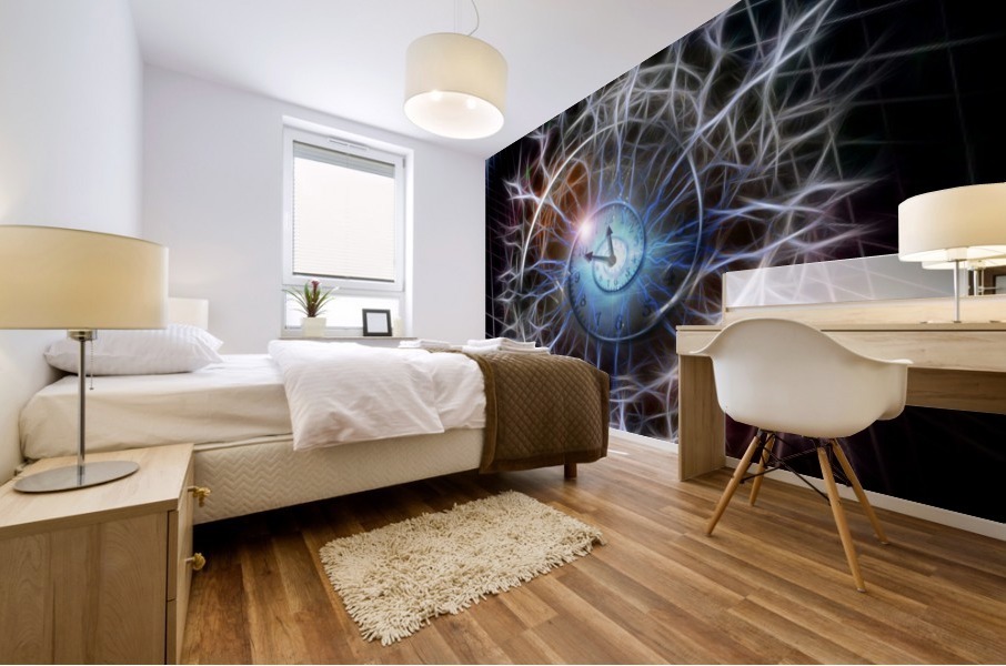 Spiral of Time Mural print
