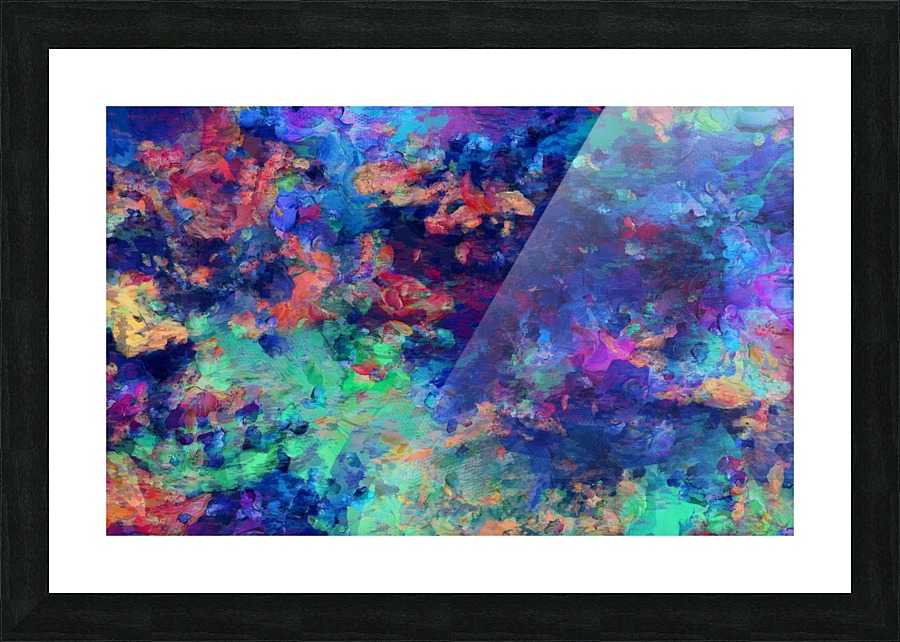 Abstract Colors Picture Frame print