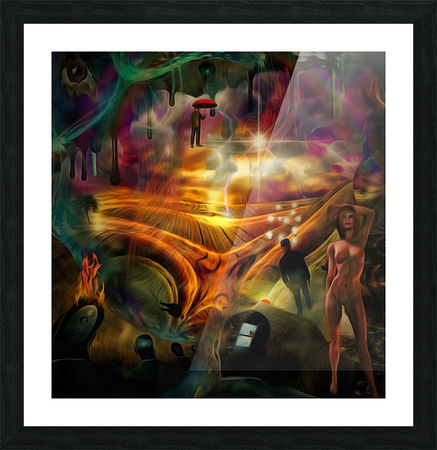 Thoughts and Temptations Picture Frame print