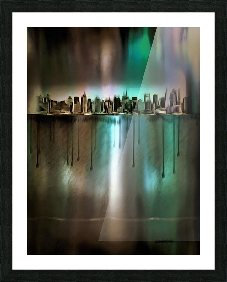 Manhattan Picture Frame print