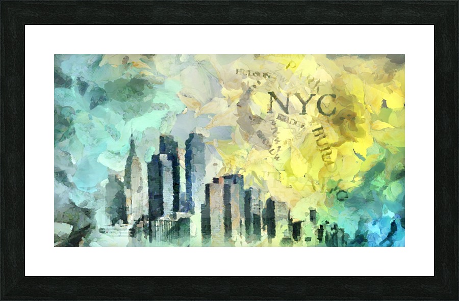 Manhattan Picture Frame print