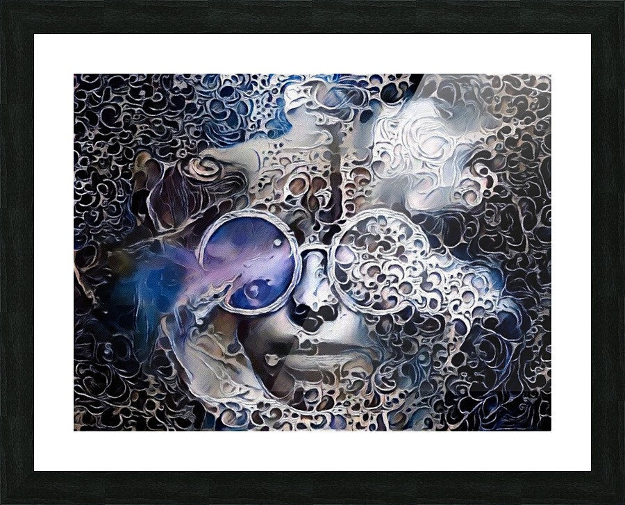 Abstract Face Picture Frame print