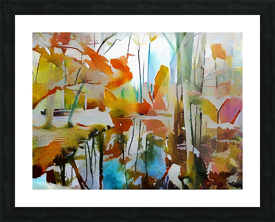 Autumn Forest Picture Frame print