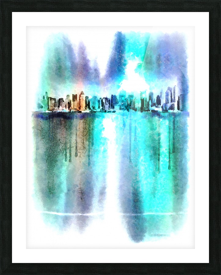 Manhattan Picture Frame print