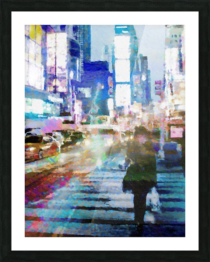 NYC Streets Picture Frame print