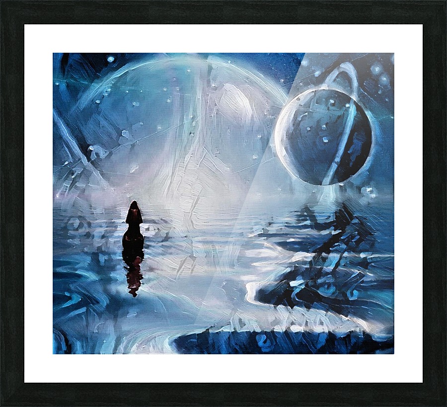 Space Traveler Picture Frame print