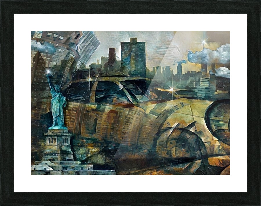 New York Picture Frame print