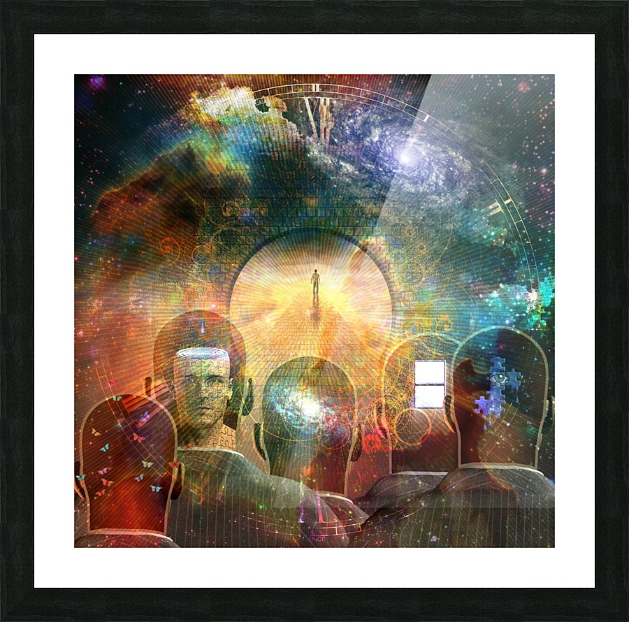 Thoughts Picture Frame print