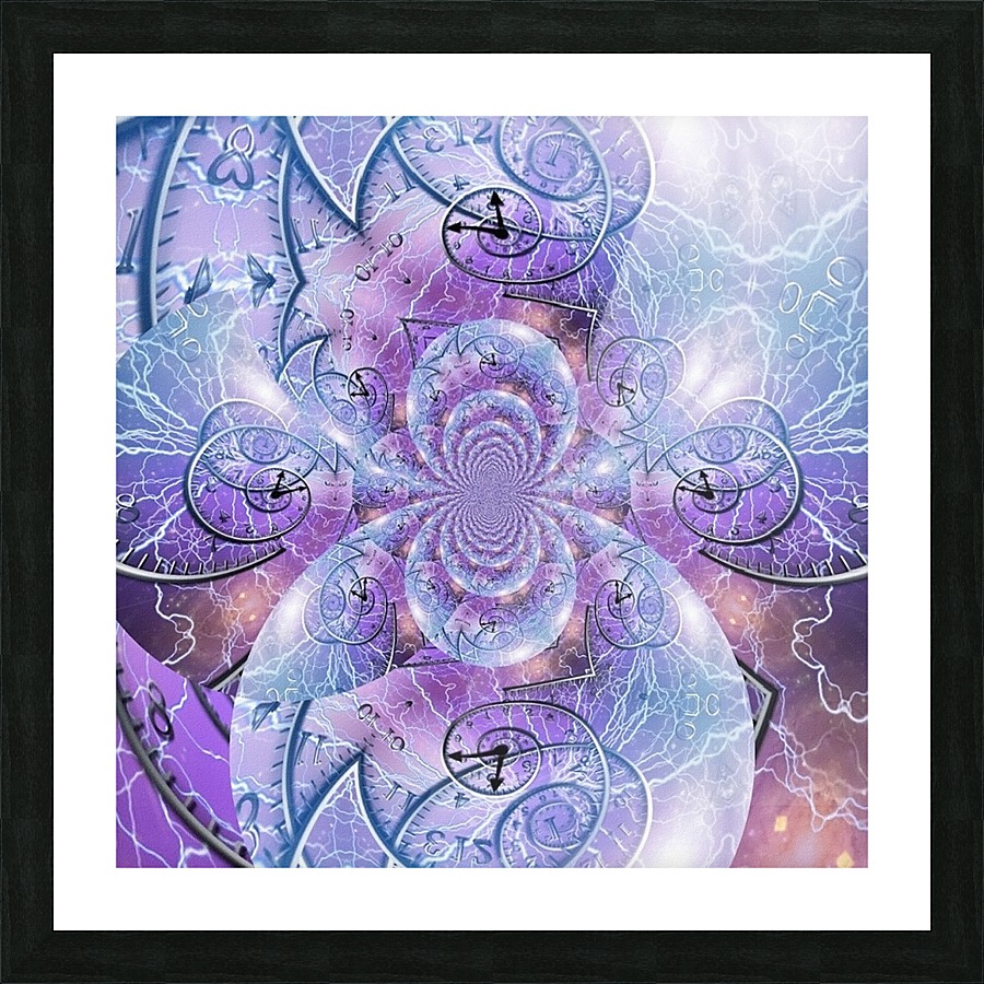 Time Spirals Picture Frame print