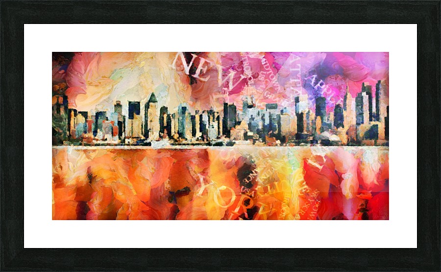 New York Picture Frame print
