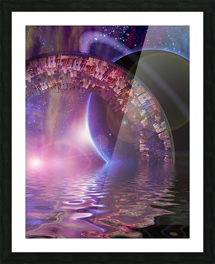 The Colony Ship Picture Frame print