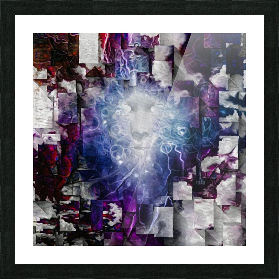 Face and Energy Picture Frame print