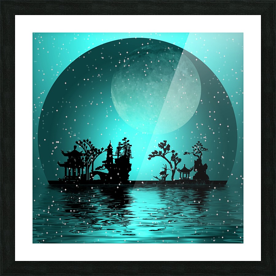 Asia Landscape Picture Frame print