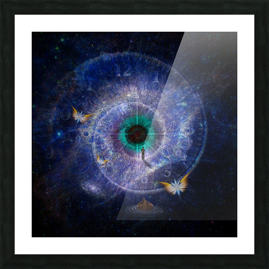 Gods eye Picture Frame print