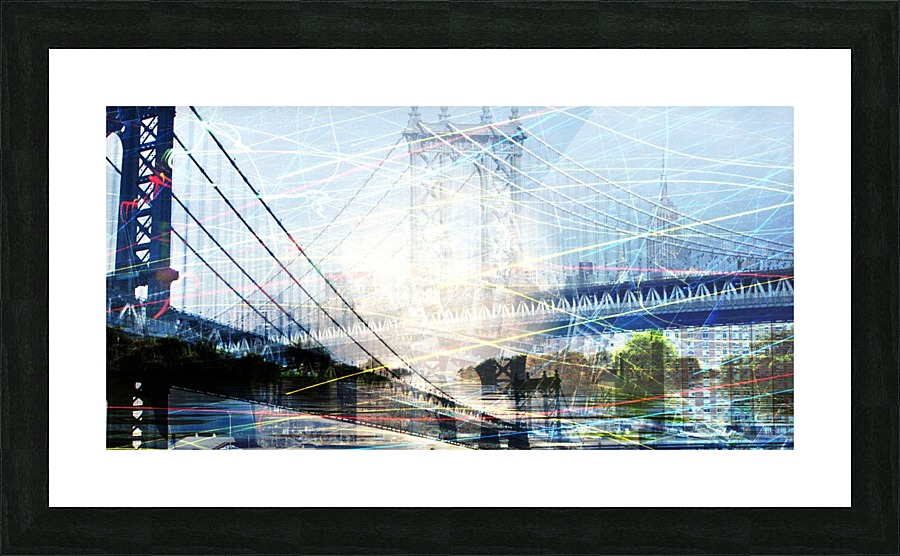 NYC Composition Picture Frame print