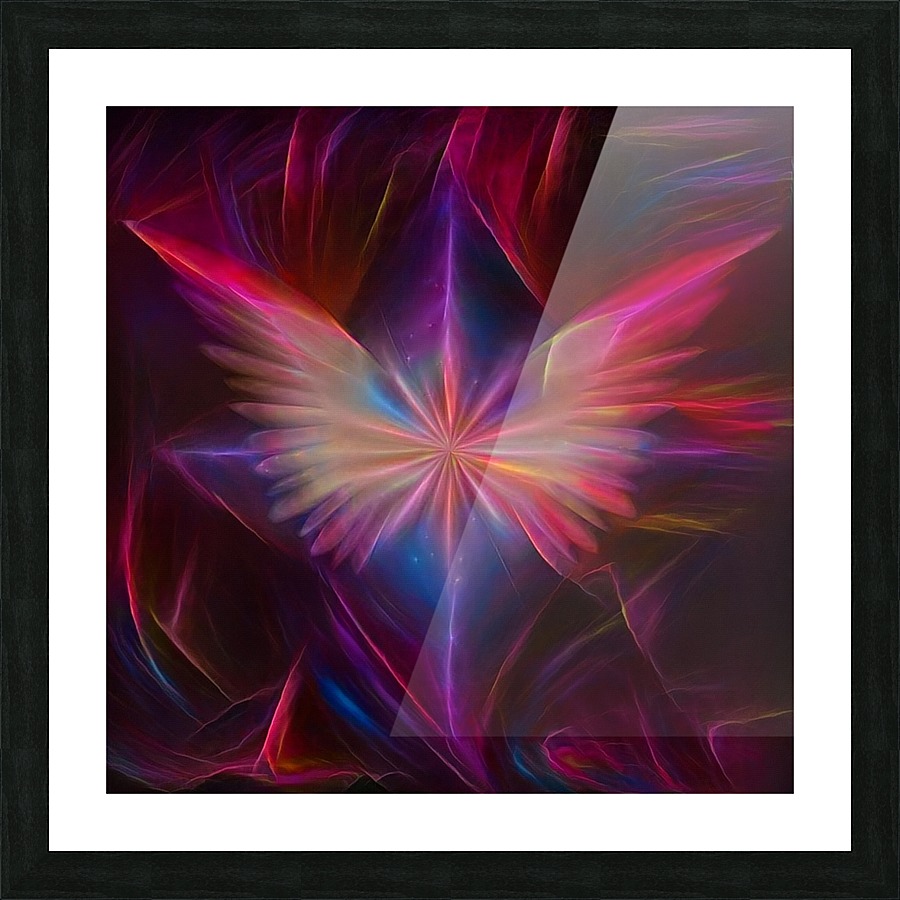 Angel Star Picture Frame print
