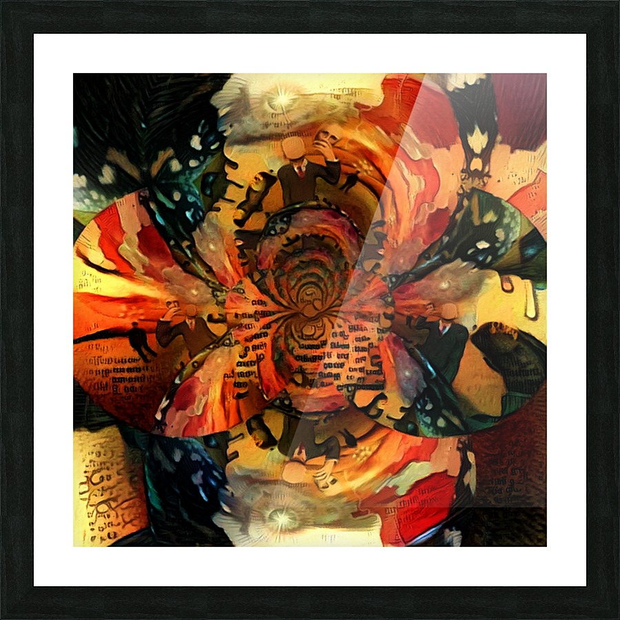 Beneath Picture Frame print
