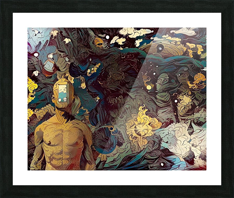 Open Mind Picture Frame print
