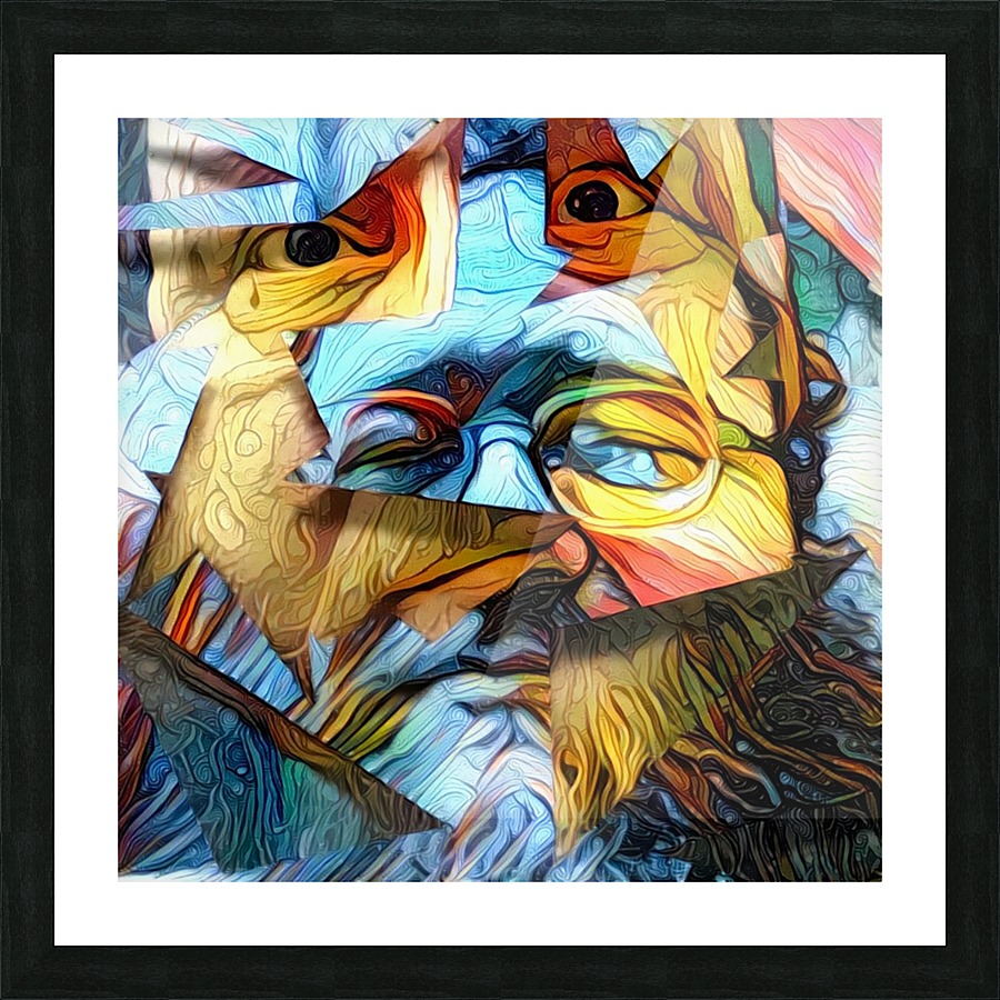 Mens Faces Picture Frame print